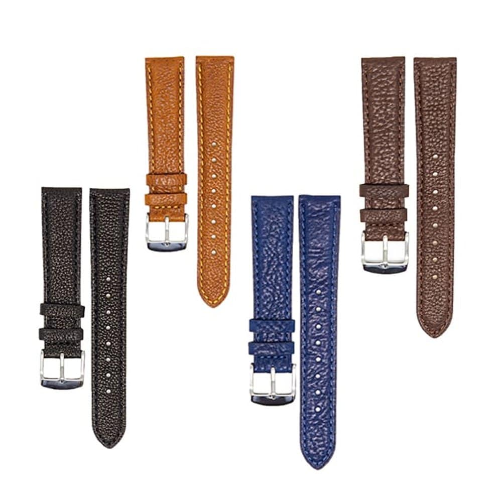 18mm Garmin Vivoactive 3S/4S genuine leather strap - Light brown