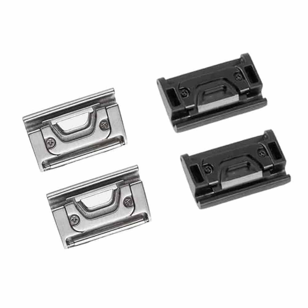 26mm Garmin Fenix 5X/6X strap steel adapter connectors - Black