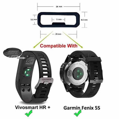 Silicone Strap for Garmin 26mm Fenix 3/5X/6X - White