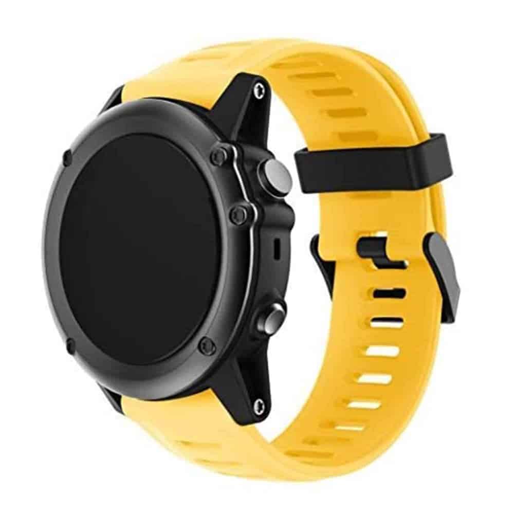 Silicone Strap for Garmin 26mm Fenix 3/5X/6X - White