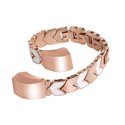 Stainless Steel Adapter Connector for Fitbit Alta (7mm strap) - Rose Gold
