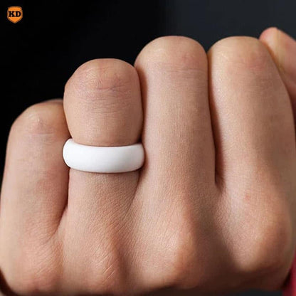 8mm Men's Wedding Silicone Ring (USA 9 RSA S)-x2 Combo