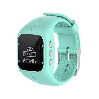 Polar A300 silicone straps Combo -Teal, Red, White