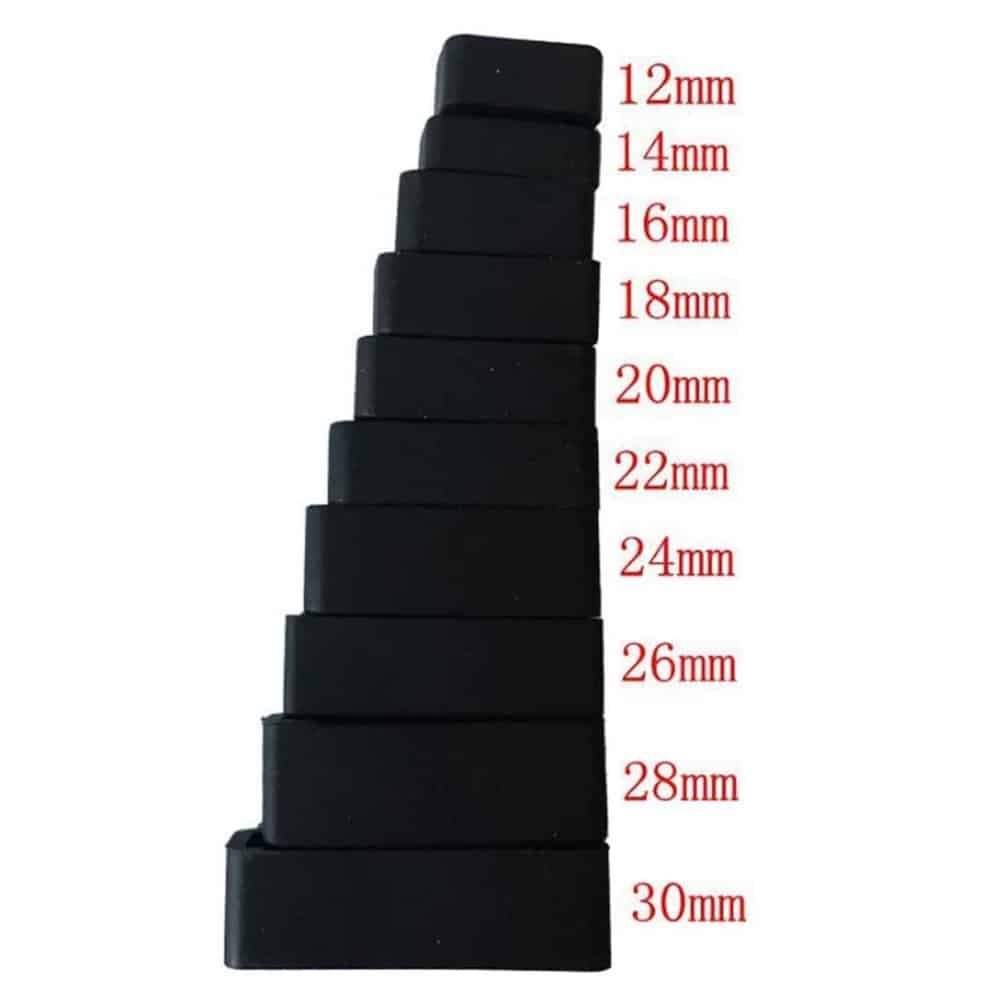 Watch 20MM Silicone Strap Band Saver 4pc - White