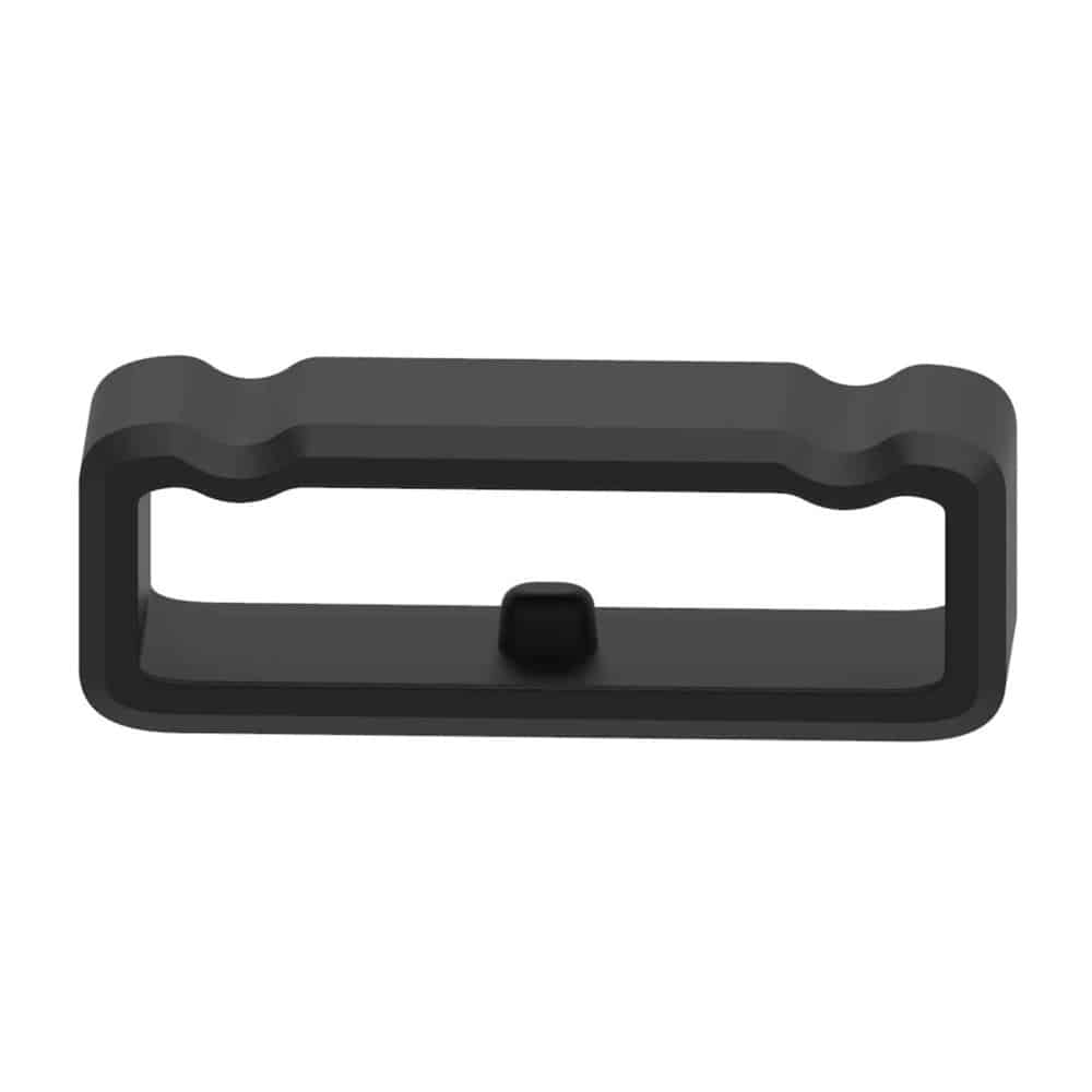 Watch 22MM Silicone Strap Band Saver 4pc - Black