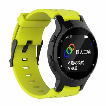 23mm Silicone Strap for Garmin Forerunner 225- Black