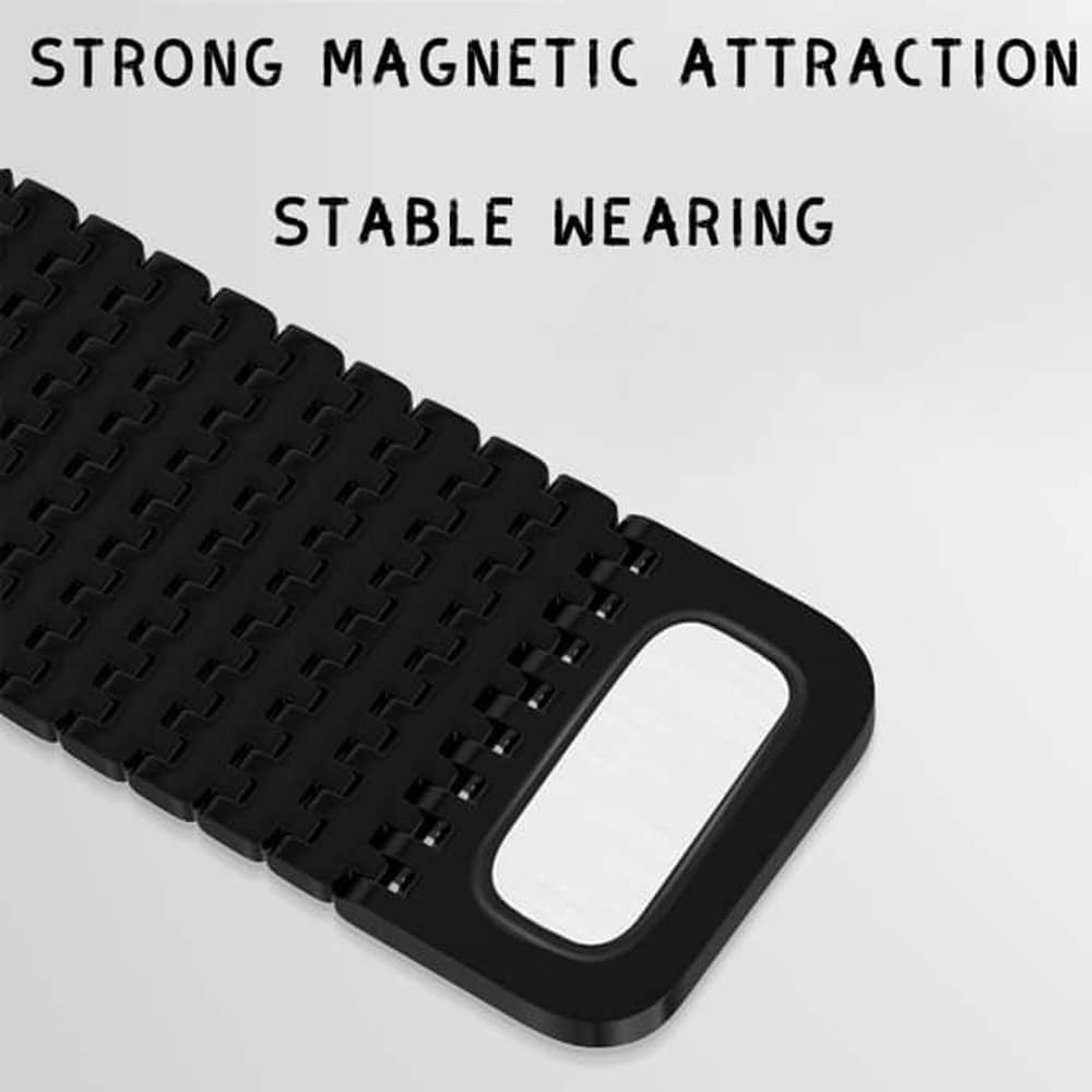 Needle chain magnetic absorption steel band for Apple 38/40/41mm watch - Rose Gold