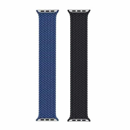 Elastic Nylon Strap for 42/44/45/49mm Apple Watch (136mm)- Black