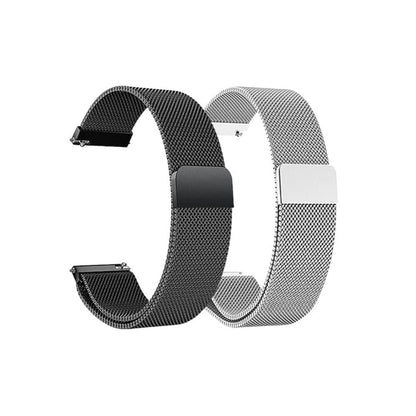 Universal 22mm Replacement Milanese Strap- Silver- S/M