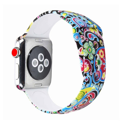 Flower Silicone Strap for 42/44/45/49mm Apple Watch- S/M