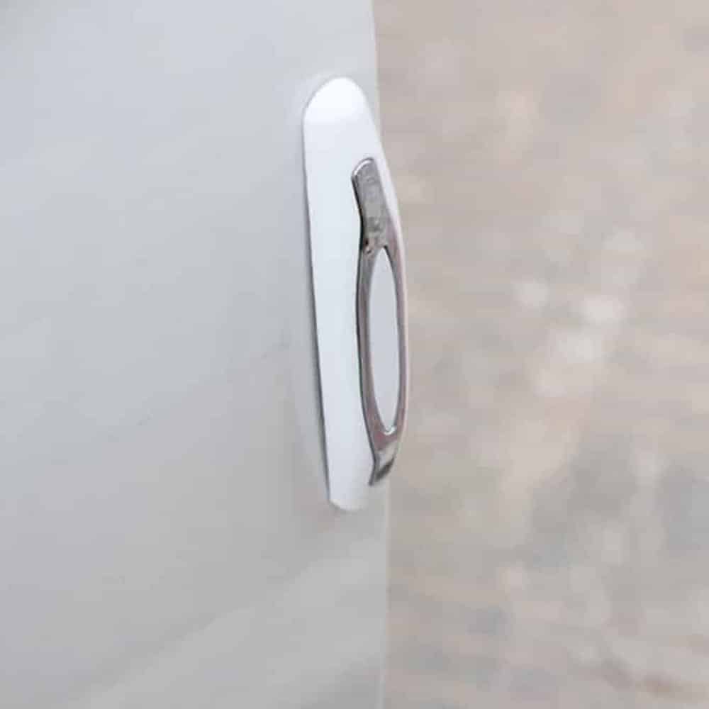 Universal Anti-Scratch Car Door Edge Guard Bumper x4- White