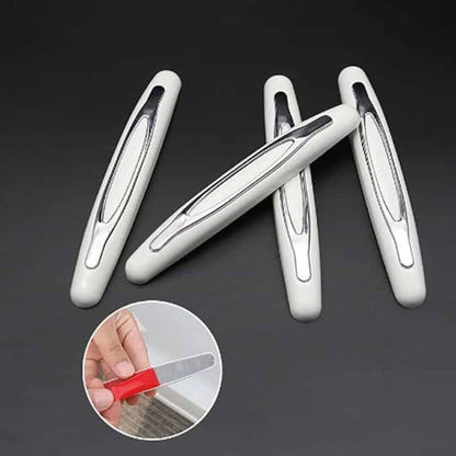 Universal Anti-Scratch Car Door Edge Guard Bumperx4- x2 Combo White