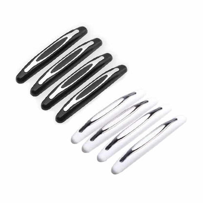 Universal Anti-Scratch Car Door Edge Guard Bumper x4- White