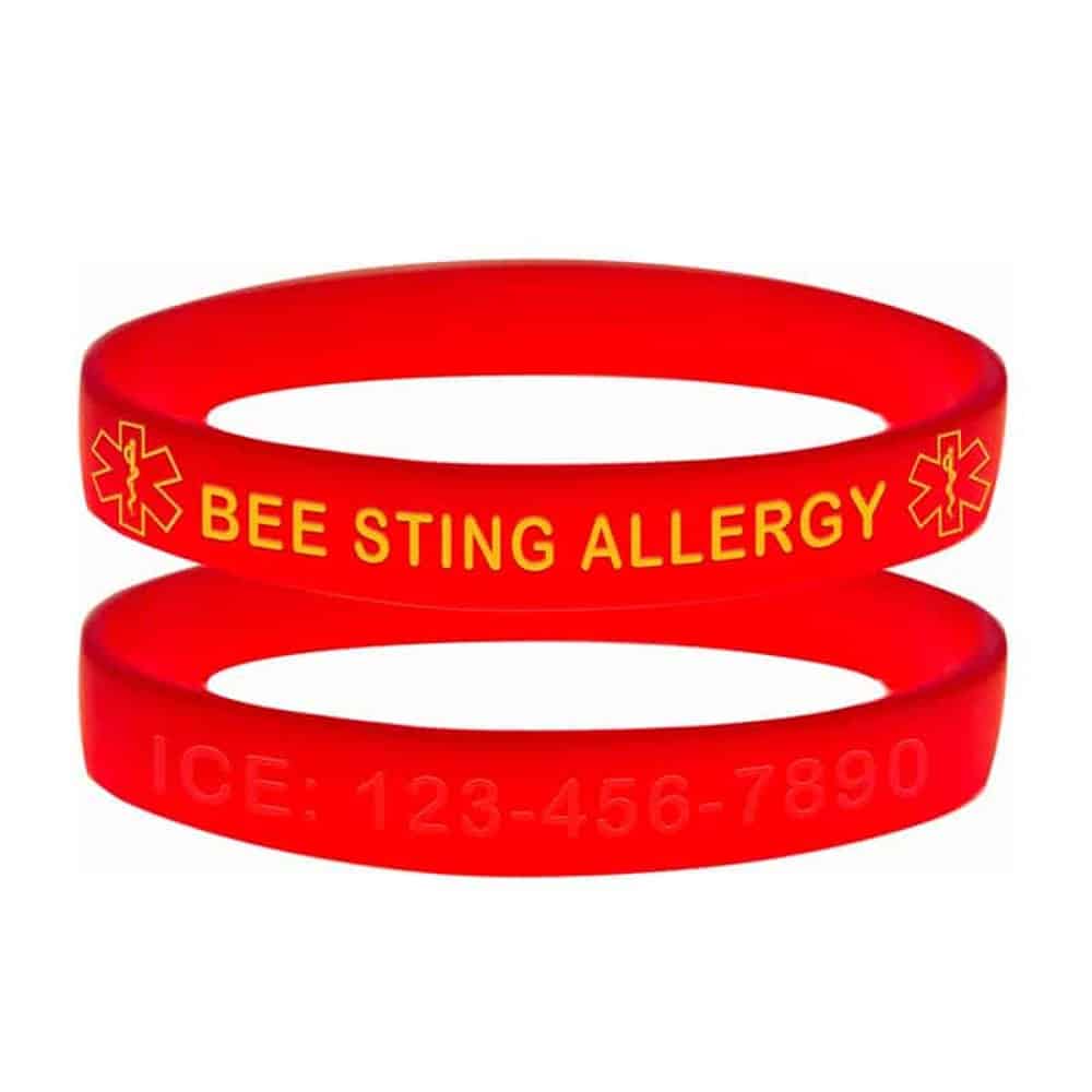 Beesting Allergy Bracelet,5pcs/set