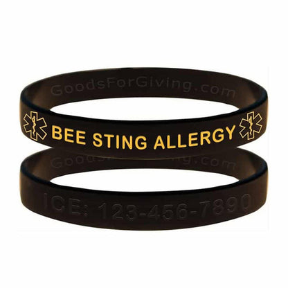 Beesting Allergy Bracelet,5pcs/set
