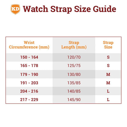 Replacement Silicone Strap for Garmin Forerunner 10- Black-M/L