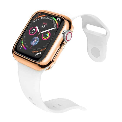 Protective frame case for Apple iWatch 7 (41mm) - Rose Gold