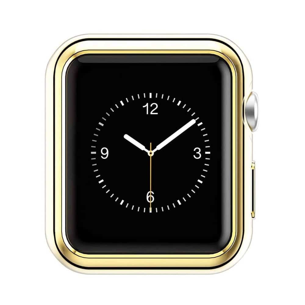 Protective frame case for Apple iWatch 7 (45mm) - Rose Gold
