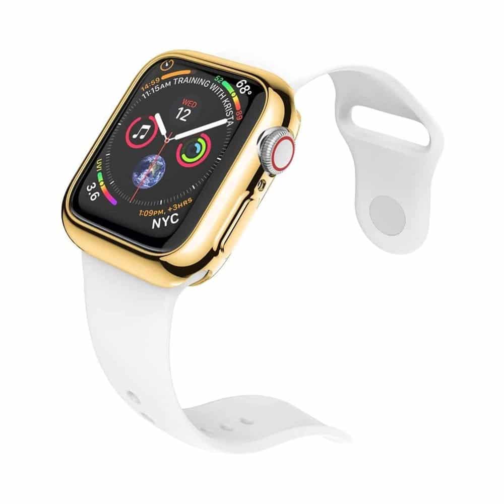 Protective frame case for Apple iWatch 7 (45mm) - Gold