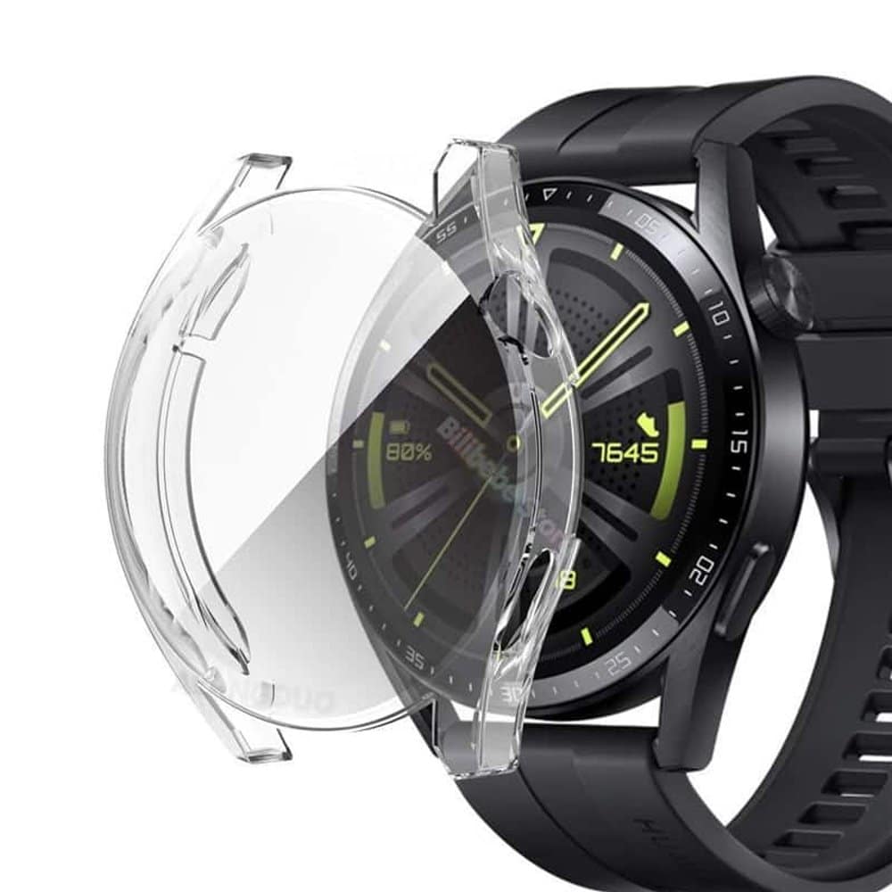 Anti-Shatter TPU Bumper Case for Huawei GT 3: 46MM - Black