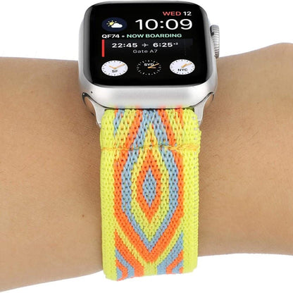 38/40/41mm Apple Watch nylon strap - Yellow stripe (S-M)