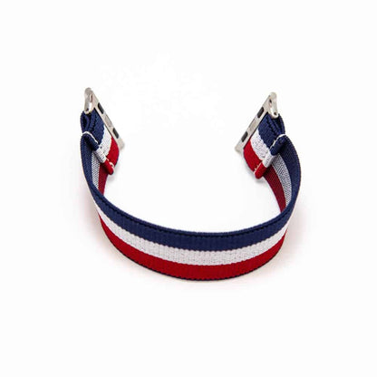 3 Stripes Nylon Strap for 42/44/45/49mm Apple Watch- S/M