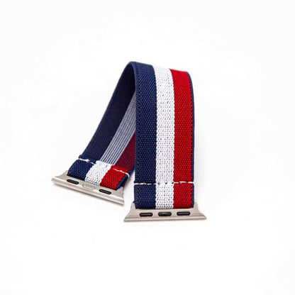 3 Stripes Nylon Strap for 42/44/45/49mm Apple Watch- S/M