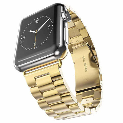 3 Link Stainless Steel Band for Apple watch 38/40/41mm  - Blue + Link removal tool