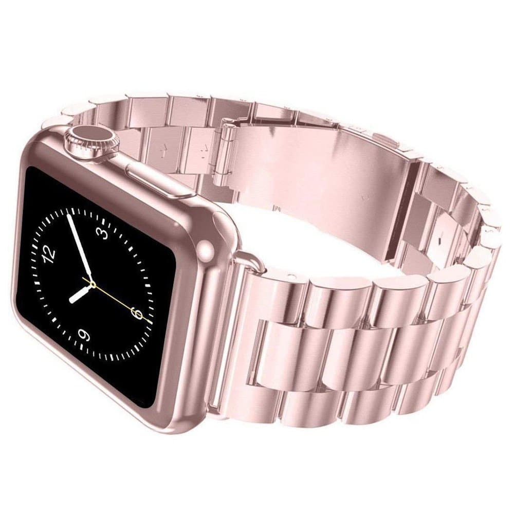 3 Link Stainless Steel Band for Apple watch 38/40/41mm  - Blue + Link removal tool
