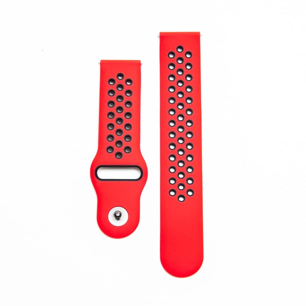 Silicone Strap for 38/40/41mm Apple Watch (S/M) - Grey & White