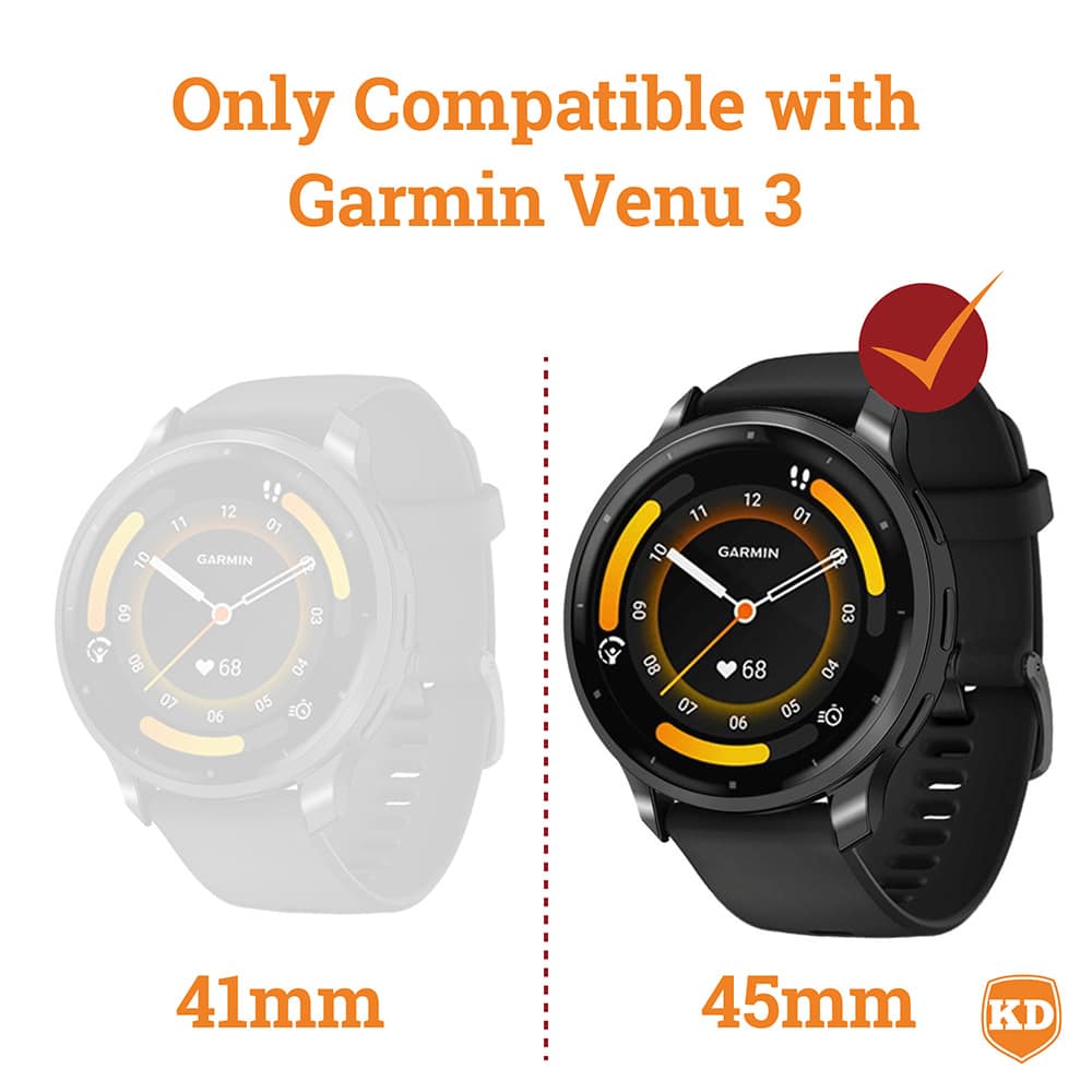 TPU Protective cases  for Garmin Venu 3---45mm transparent
