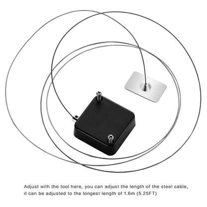 Anti-Theft Retractable Cable Lock for Tablet/Laptop/Smartphone x 5 Combo