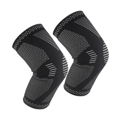 Elastic Sports Knee Compression Support Sleeve - Extra Large x2 Combo
