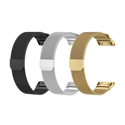 20mm Stainless Steel Milanese Strap for Garmin Fenix 5S-Silver