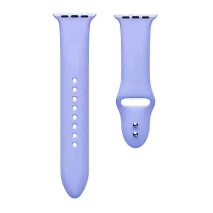 Slim Style Silicone Strap for 38/40/41mm Apple Watch- Lilac