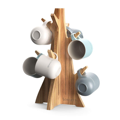 Mug Coffee Pod Tree Acacia wood Sengetti by Andy Cartwright