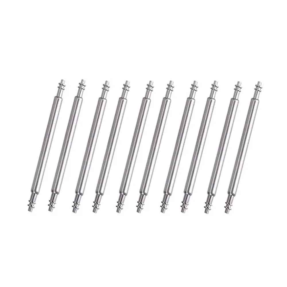10mm width watch stainless steel spring bar tool - x10 pieces
