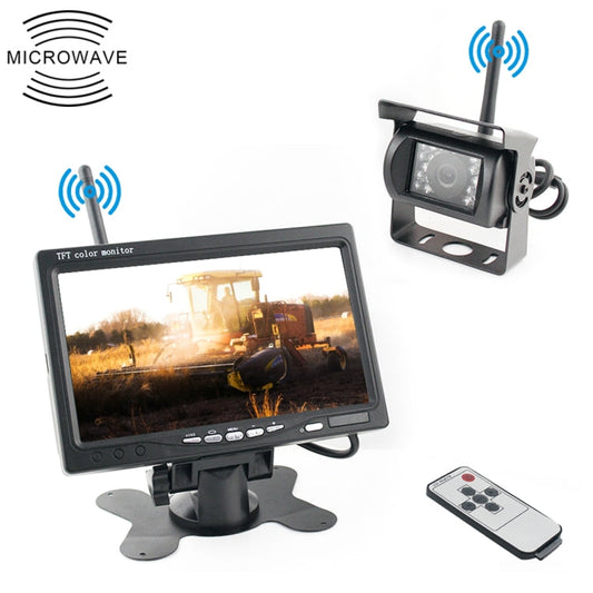 PZ 607 W1 A Wireless Single Cameras Rear View Camera Infrared Night Vision Rear View Parking Reversing System