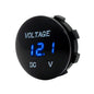 Universal Digital Display Waterproof LED Voltage Meter for DC 12V 24V Car Motorcycle Truck Blue