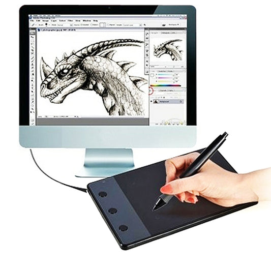 HUION H420 Computer input Device 4 17 x 2 34 inch 4000LPI Drawing Tablet Drawing Board with Pen
