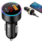 Aluminum Alloy Digital Display PD QC3 0 Car Charger Multifunctional Car Charger Elegant Black