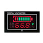 Car Waterproof DC Digital Voltmeter Battery Percentage Display Black