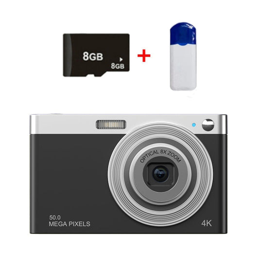 C13 2 88 inch 4K 8X Optical Zoom Telescopic Lens HD Digital Camera Spec Black Card Reader 8G