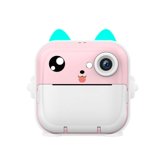 Children Instant Camera Mini Thermal HD Printer Video Photo Digital Camera Spec Standard Pink