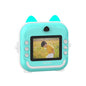 Children Instant Camera Mini Thermal HD Printer Video Photo Digital Camera Spec 32G Blue