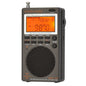 HanRongda HRD 747 Portable Full Band Digital Display High Frequency Receiving Radio Silver Gray