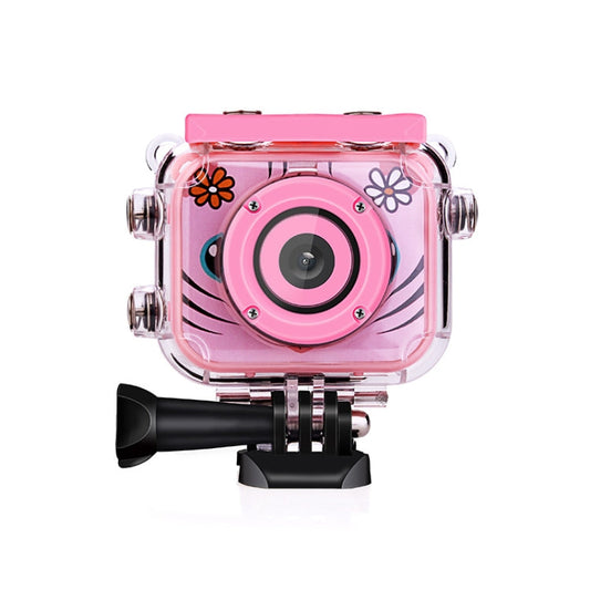 Cartoon Children Digital Camera HD Mini Student Sports Camera Pink