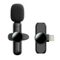 Outdoor Live Radio Lavalier Microphone Bluetooth Miniature Wireless Mics Model Single Microphone 8 Pin Interface