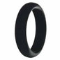 Women's Wedding Exercise Silicone Ring - 5mm - Black- O